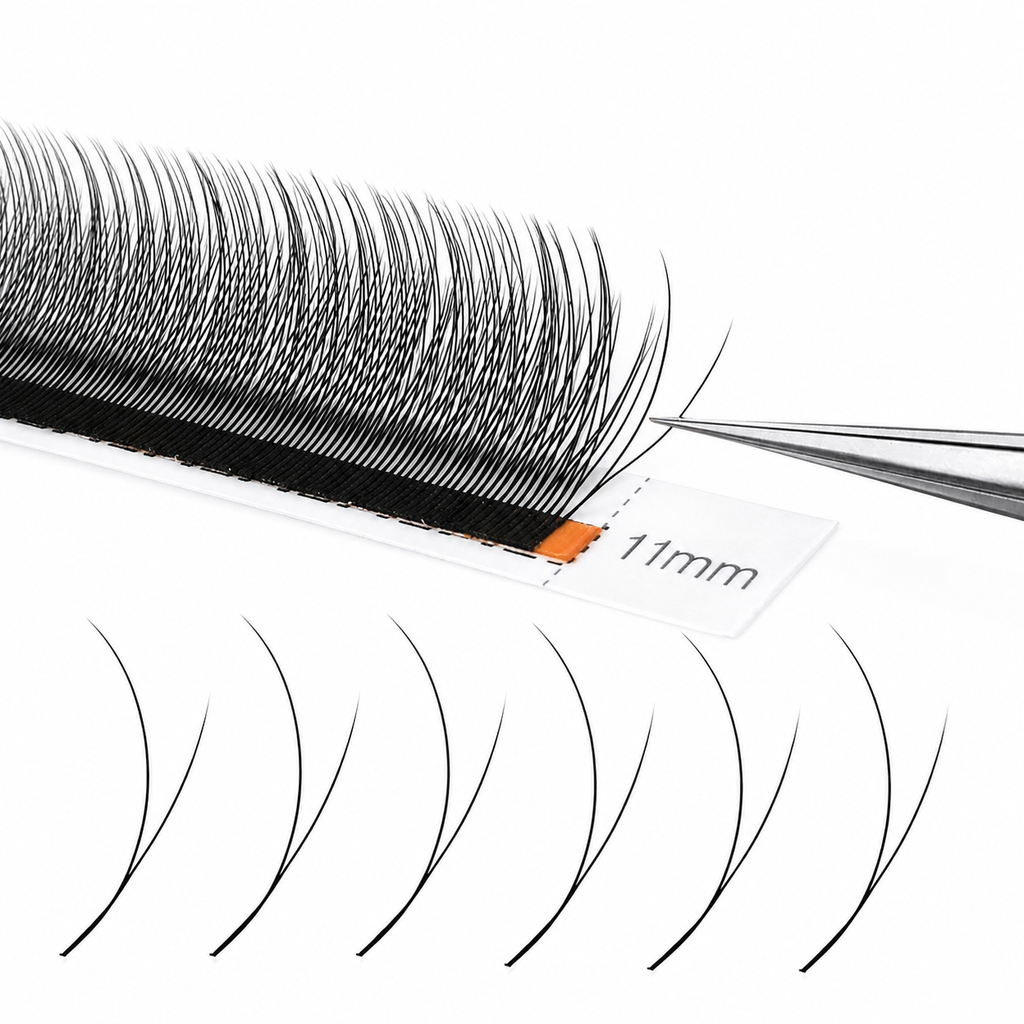 fox yy lashes with two different lengths lashes