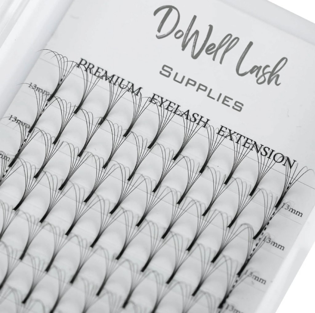 Long Stem Premade Lash Fans for Professional Eyelash Extensions